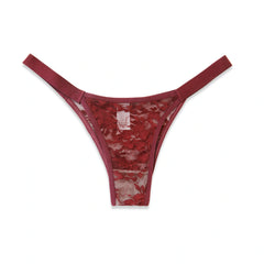 Silk Secret Thong Panty - Luxe Lace Net
