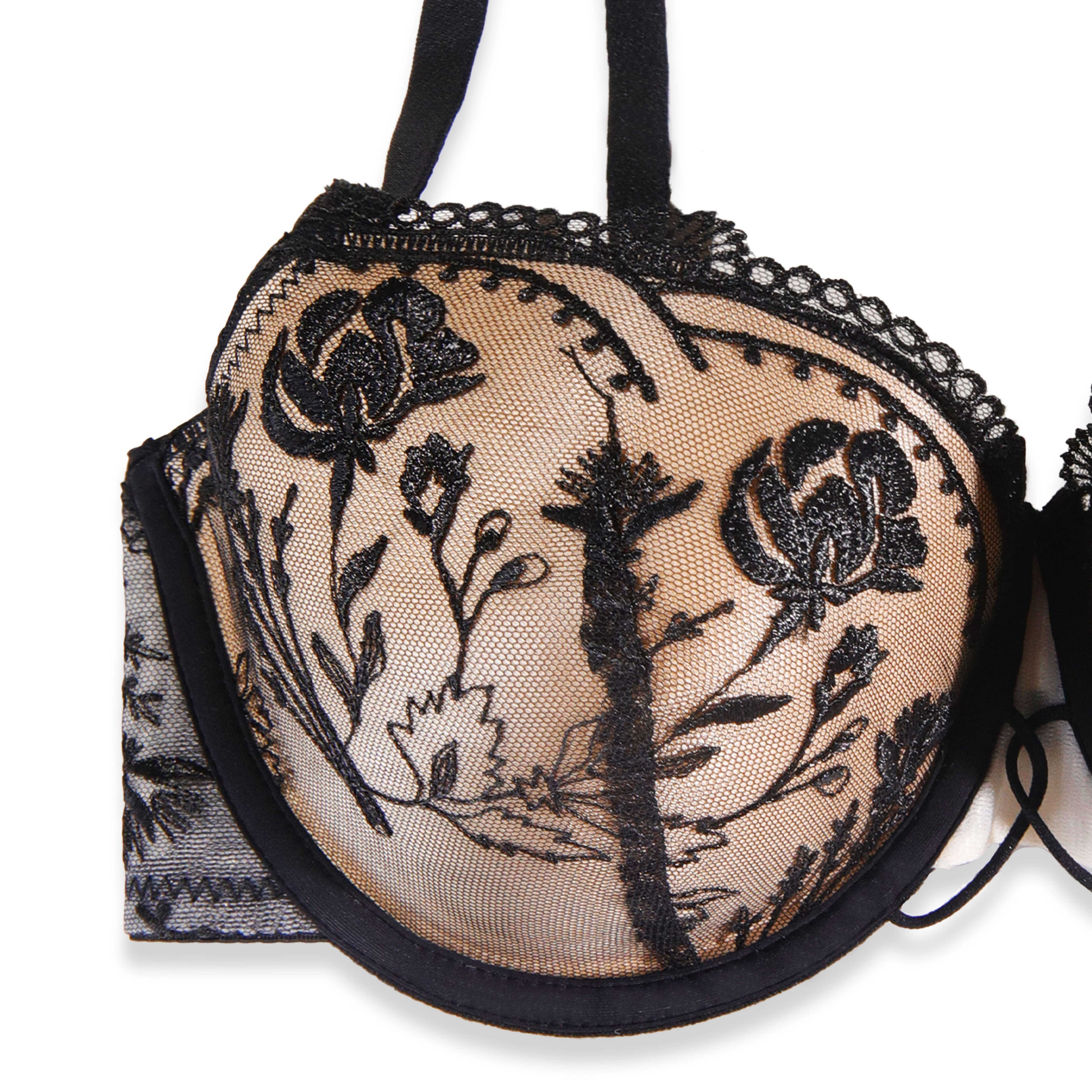 Silk Secret Padded Bra - Floral Lace Dream