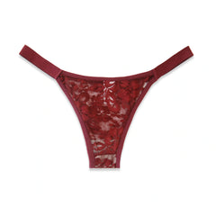 Silk Secret Thong Panty - Luxe Lace Net
