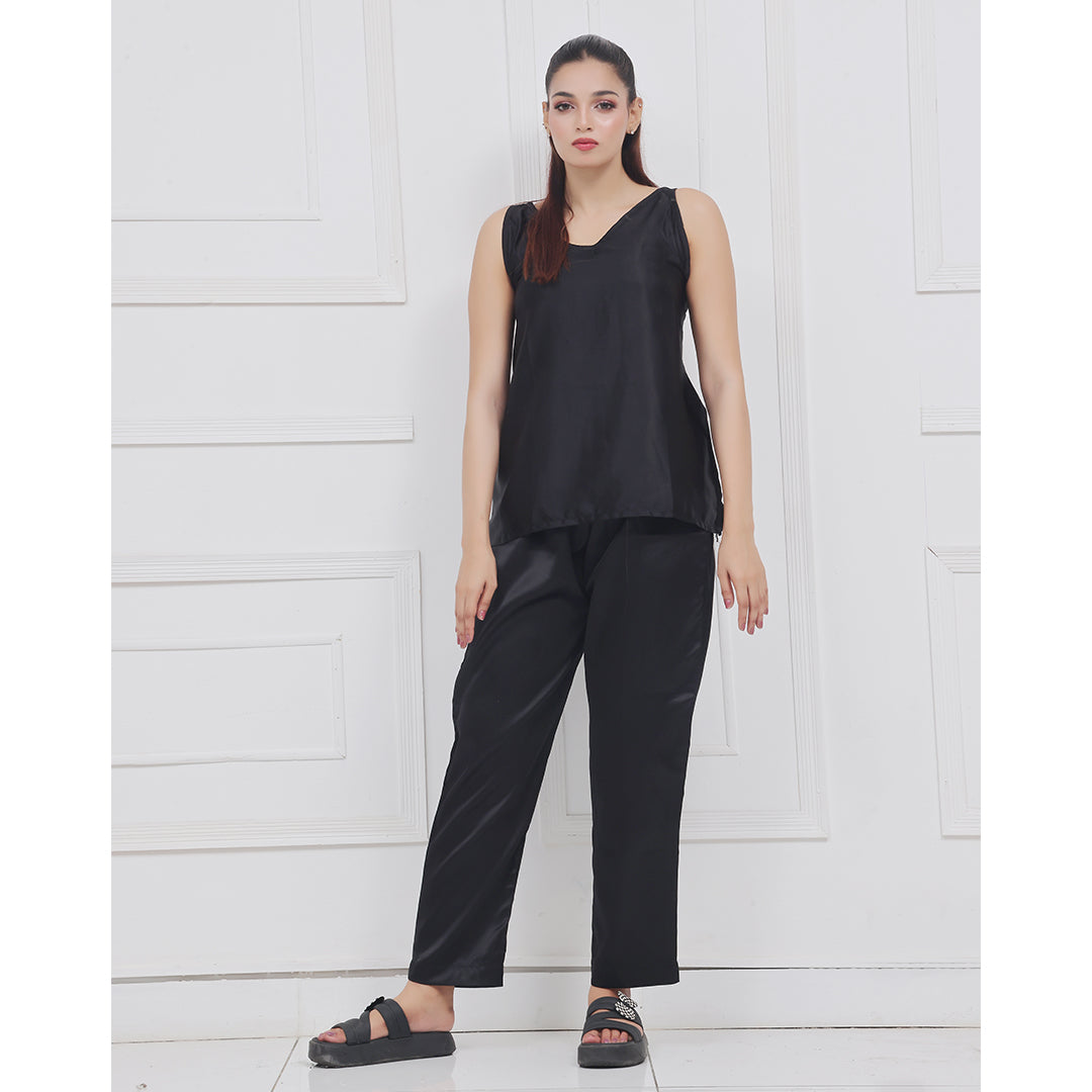 Silk Secret Silk Sleeveless Pj Suit - Dream Silk