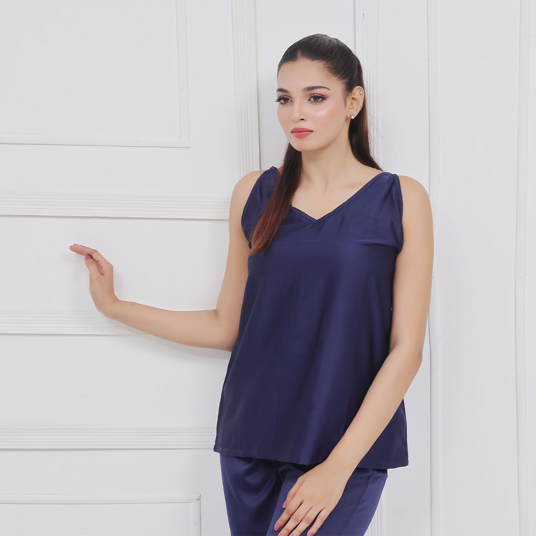 Silk Secret Silk Sleeveless Pj Suit - Dream Silk