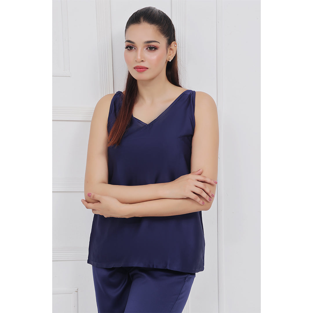 Silk Secret Silk Sleeveless Pj Suit - Dream Silk