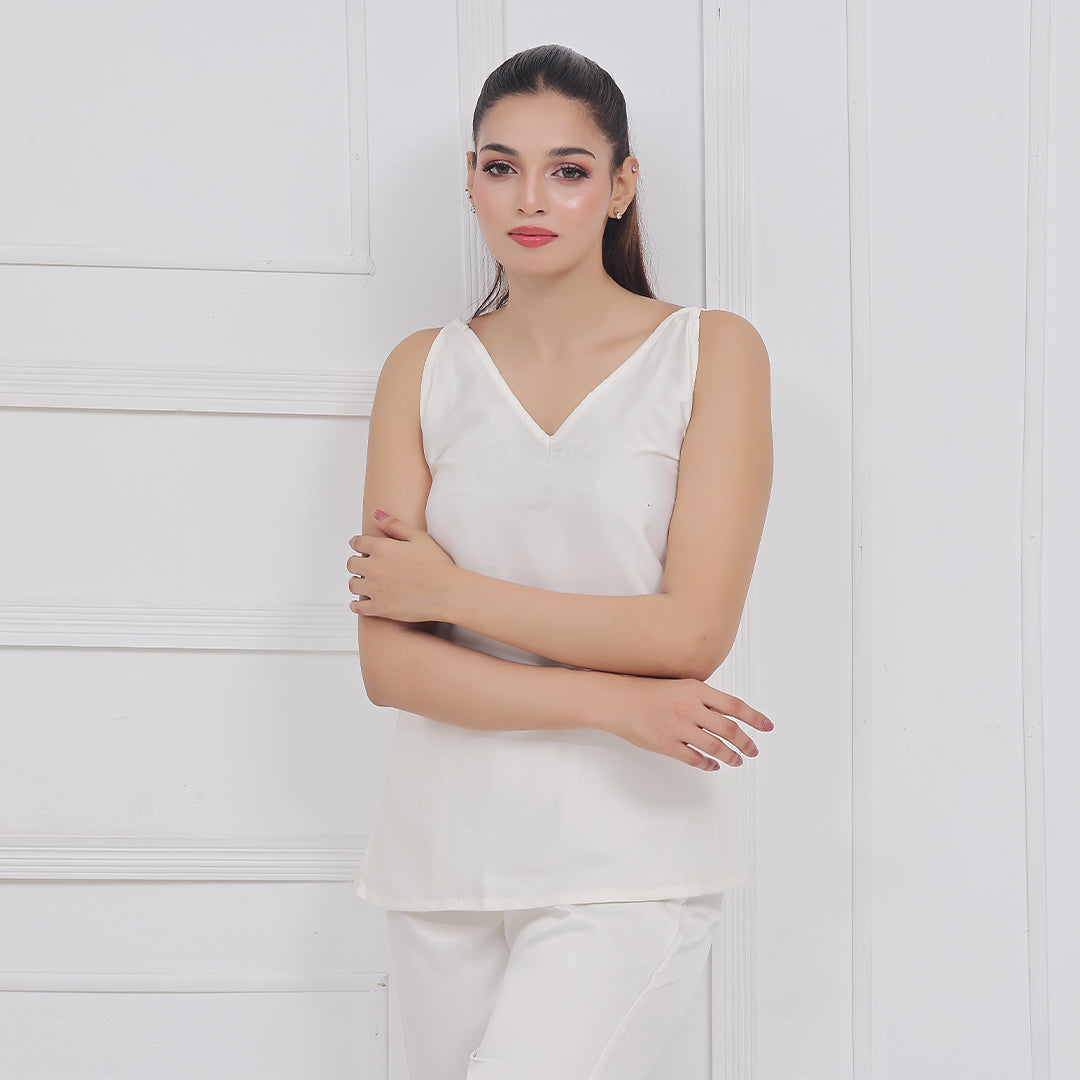 Silk Secret Silk Sleeveless Pj Suit - Dream Silk