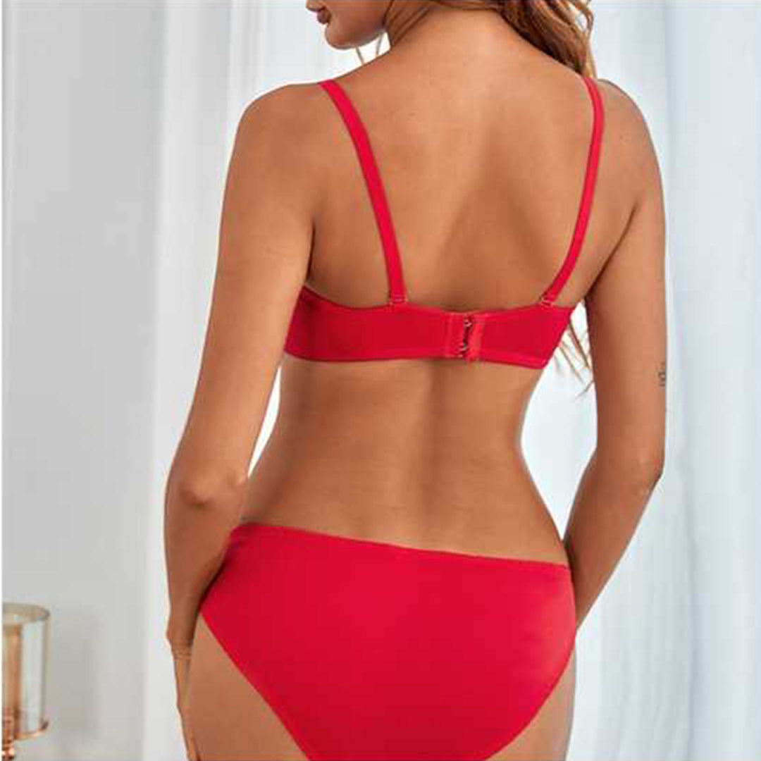 Silk Secret Bra Set -  Berry Dusk