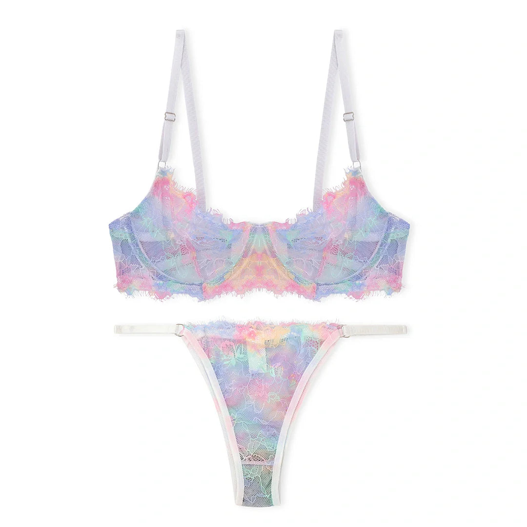 Silk Secret Super Colored Non Padded Bra and Panty Set