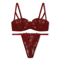 Silk Secret Bra Set -  Ruby Allure