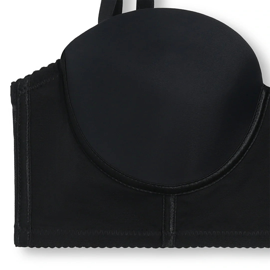 Silk Secret Dark Pushup Bra and Panty Set