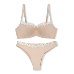 Silk Secret Bra Set - Vanilla Lace