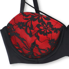 Silk Secret Bra Set -  Red Temptation