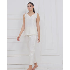 Silk Secret Silk Sleeveless Pj Suit - Dream Silk