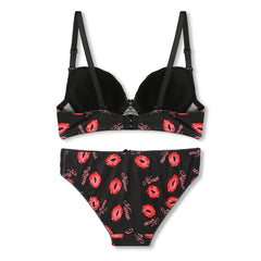 Silk Secret Bra Set - Noir Kiss