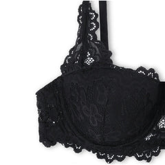 Silk Secret Skyler Embroidered Padded Bra and Panty Set