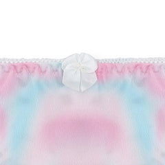 Silk Secret Rainbow Moon Print Padded Bra and Panty Set