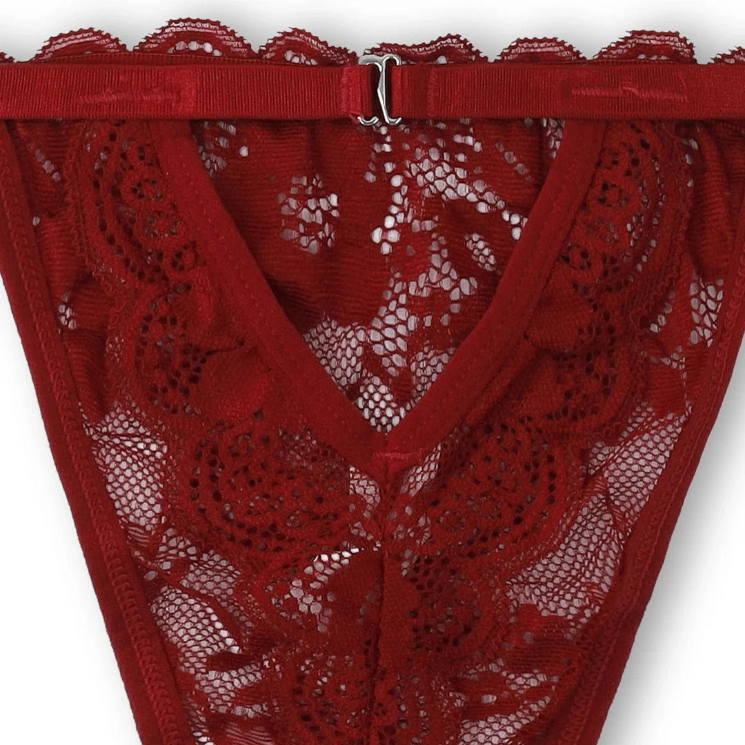 Silk Secret Bra Set -  Ruby Allure