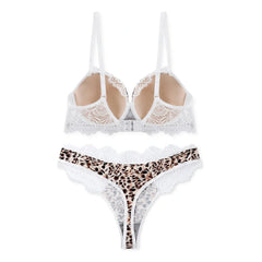 Silk Secret Bra Set -  lace Cheetah