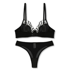 Silk Secret Seashell Non Padded Bra and Panty Set