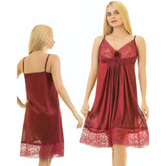 Silk Secret 1 Piece Ceder Strap Short Nightie