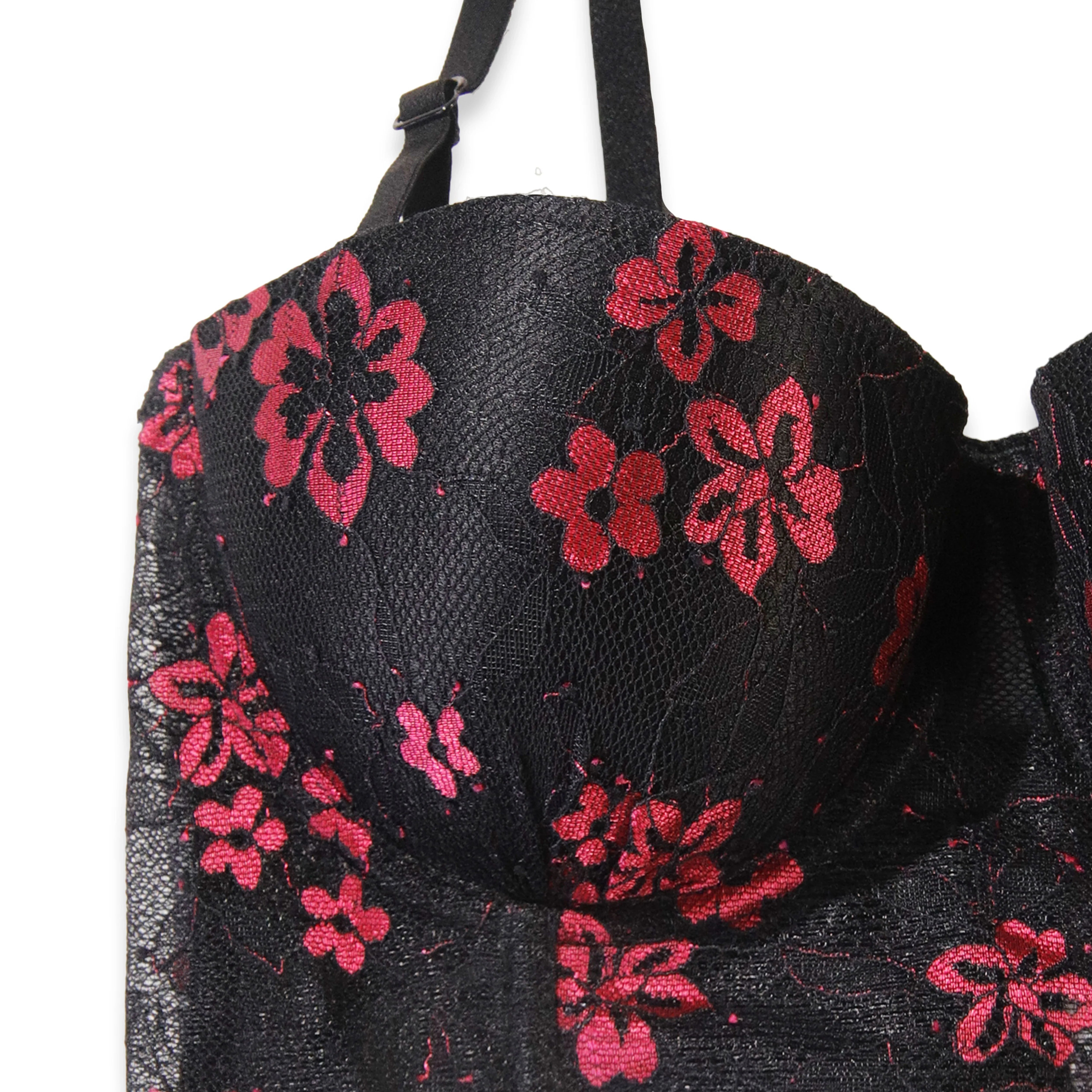 Silk Secret Padded Bra - Floral Desire