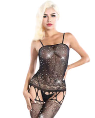 Silk Secret Full Body Stocking - Twine Mist