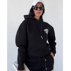 Silk Secret Fleece Hoodie Tracksuit Suit