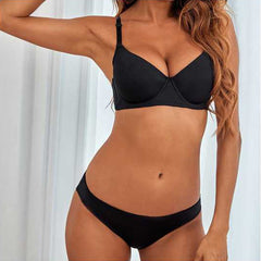 Silk Secret Bra Set -  Berry Dusk