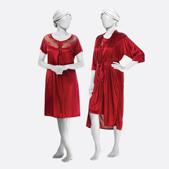 Silk Secret Jersey Silk 2pcs Gown Set