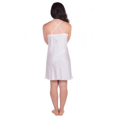 Elegant Short Silk Chemise For Women