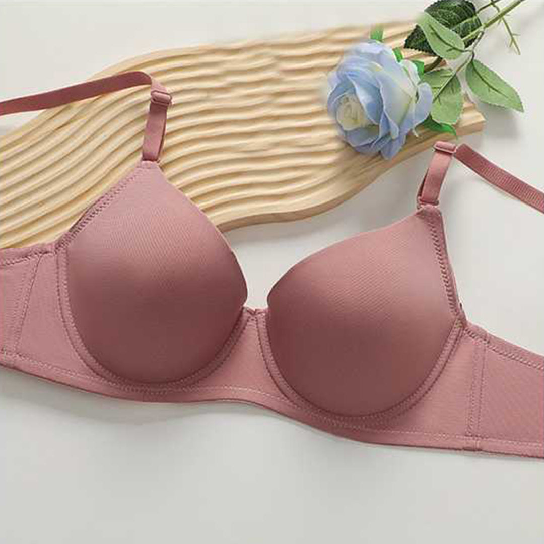Silk Secret Bra Set -  Berry Dusk