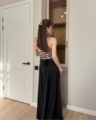 Spaghetti High Slit Body con