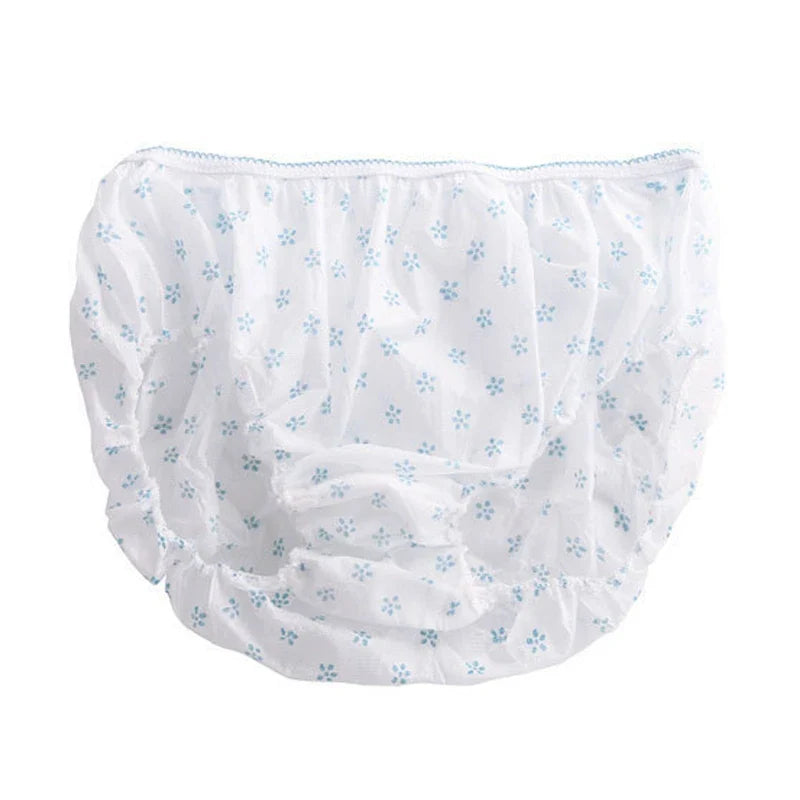 Disposable Non-woven Briefs Period Panties Pack of 6