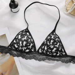 Silk Secret Bra Set - Cozy Cat