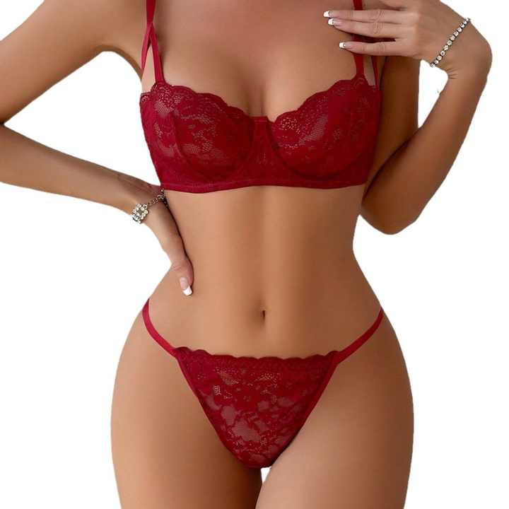 Silk Secret Bra Set -  Ruby Allure