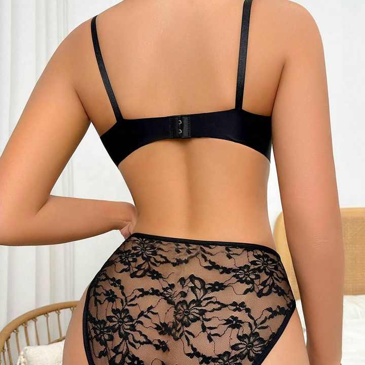 Silk Secret Bra Set -  Red Temptation
