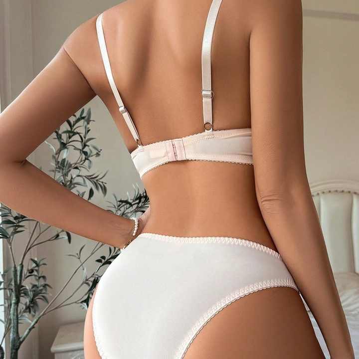 Silk Secret Bra Set - Vanilla Lace