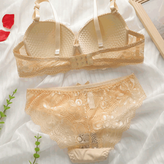 Silk Secret Bra Set -  Honey lace