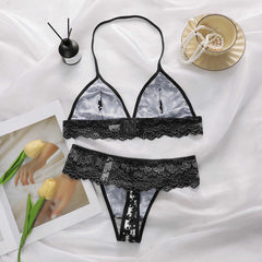 Silk Secret Bra Set - Cozy Cat