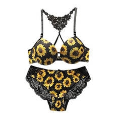 Silk Secret Bra Set -  Sunbloom Lace