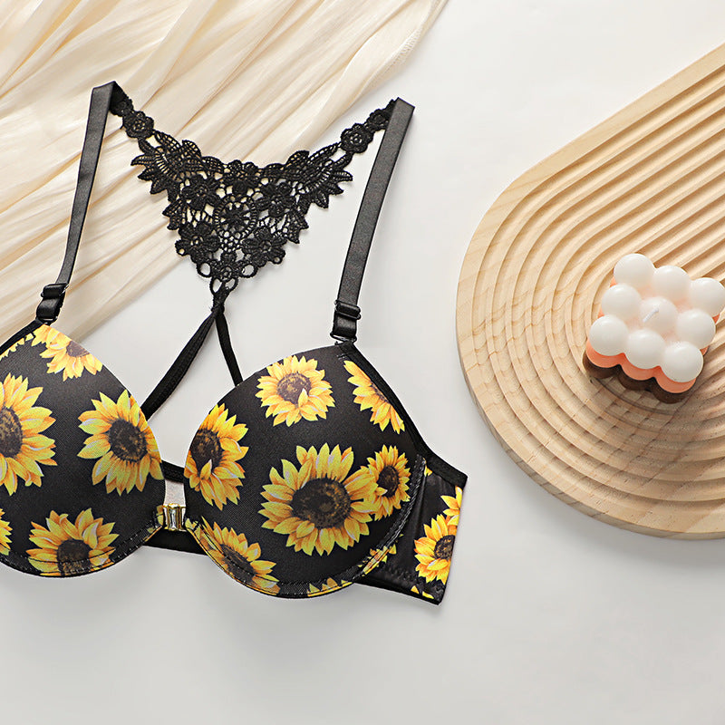 Silk Secret Bra Set -  Sunbloom Lace