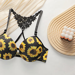 Silk Secret Bra Set -  Sunbloom Lace