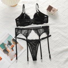 Silk Secret Bra Set - Noir Bond