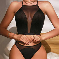 Silk Secret Bra Set -  Shadow Net