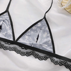 Silk Secret Bra Set - Cozy Cat