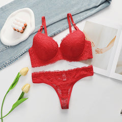 Silk Secret Bra Set -  Scarlet Desire