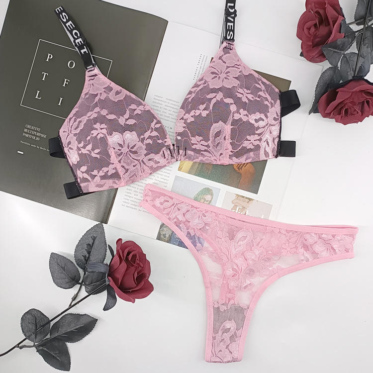 Silk Secret Bra Set -  Soft Bloom
