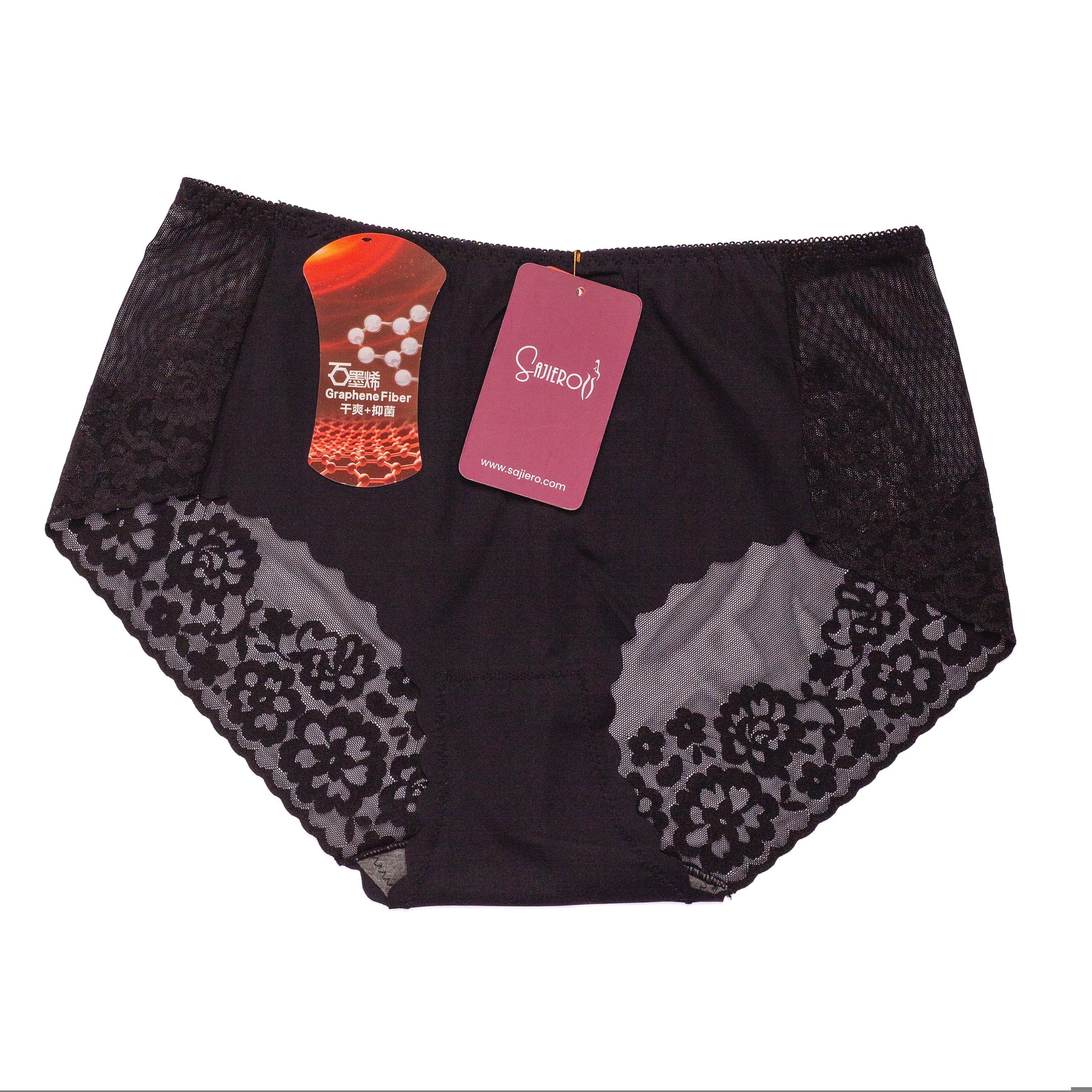 Sajiero Cosmos Embroidery Net Panty best quality panty for women best price in pakistan online