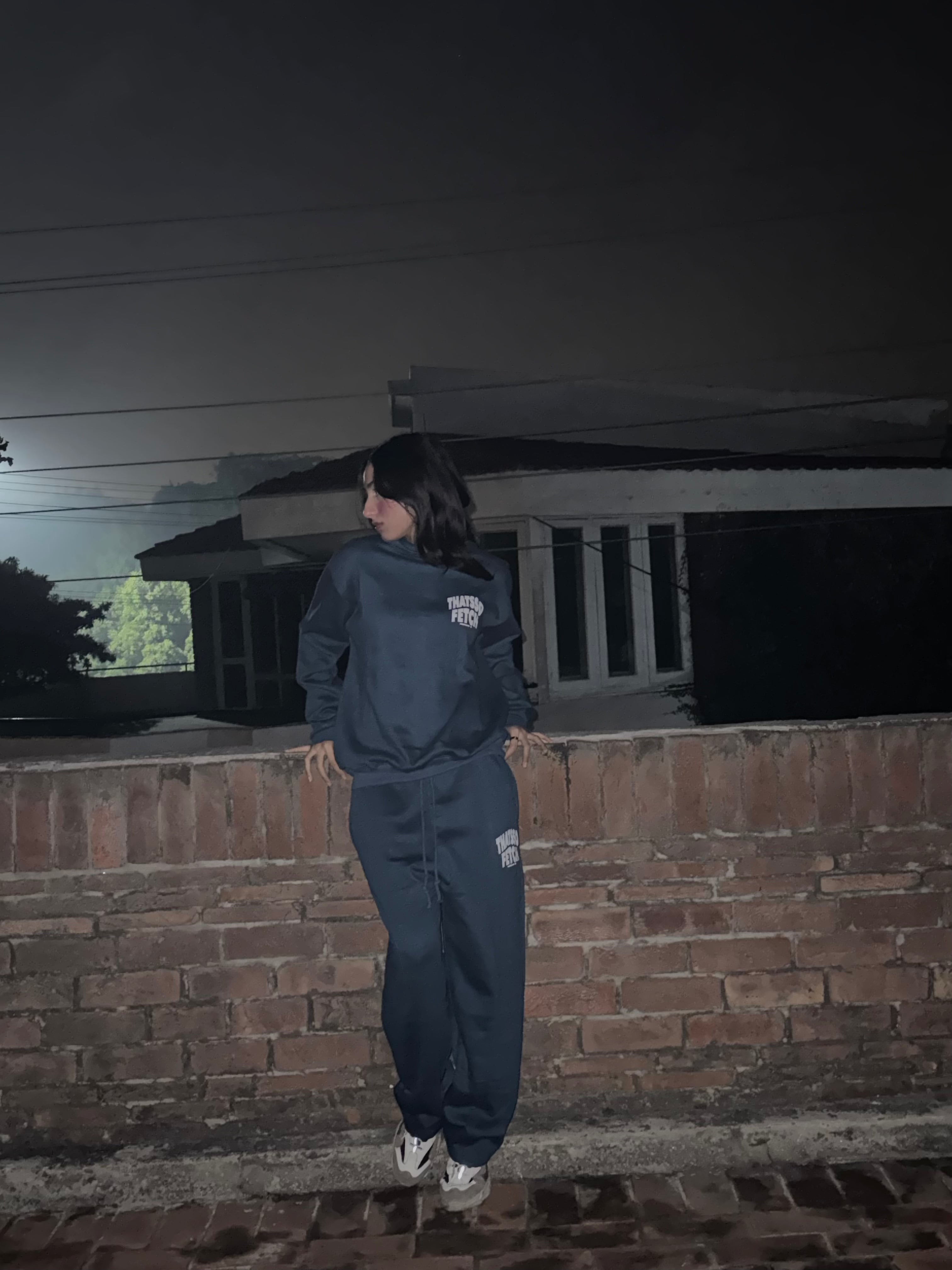Silk Secret Fleece Hoodie Tracksuit Suit