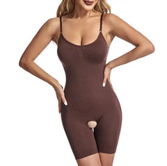 Silk Secret Full Body Snatched Open Crotch Body Shaper