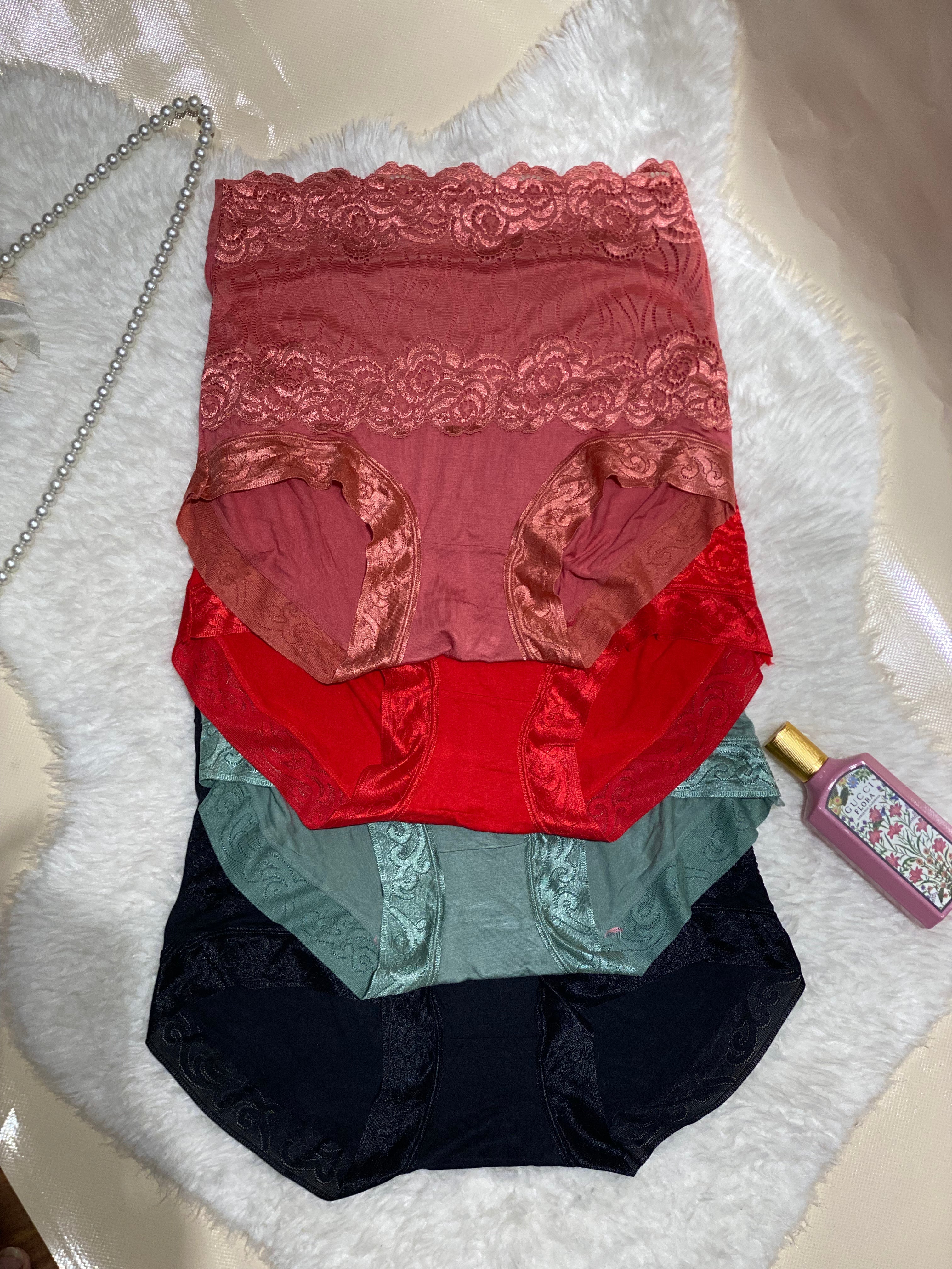 Silk Secret High Waist Tummy Net and Cotton Panty