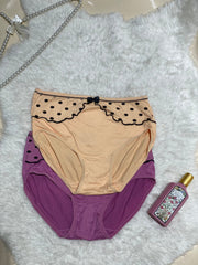 Silk Secret Polka Dots Print Soft Cotton Panty