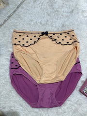 Silk Secret Polka Dots Print Soft Cotton Panty